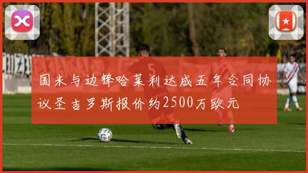 国米与边锋哈莱利达成五年合同协议圣吉罗斯报价约2500万欧元